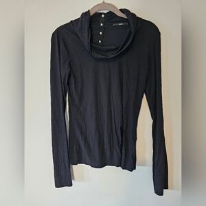 Boss Hugo boss stretchy cowl neck shirt